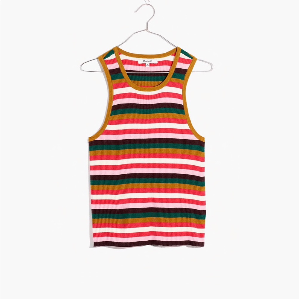 Madewell stripe bayford sweater tank - Picture 4 of 6